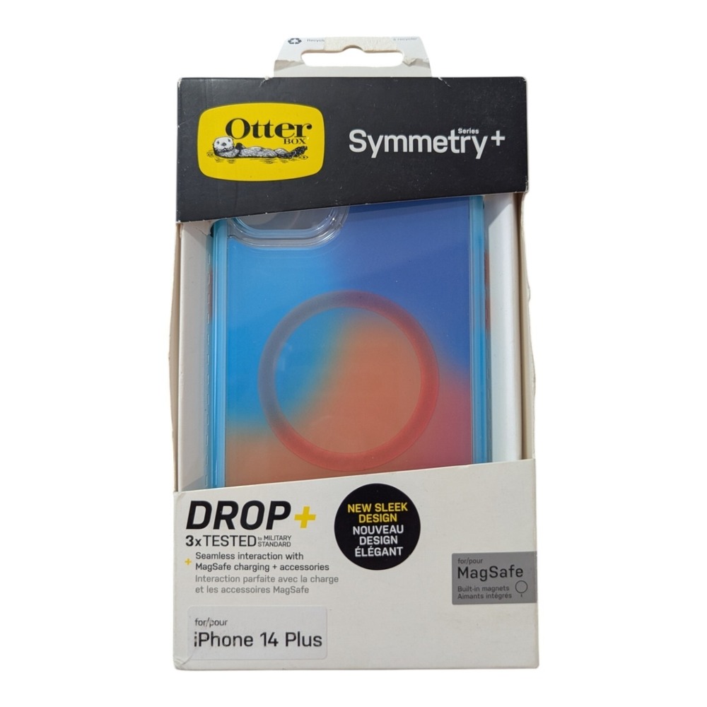 F3. OTTERBOX Symmetry+ Magsafe Case for Apple iPhone 14 Plus -  Multicolor